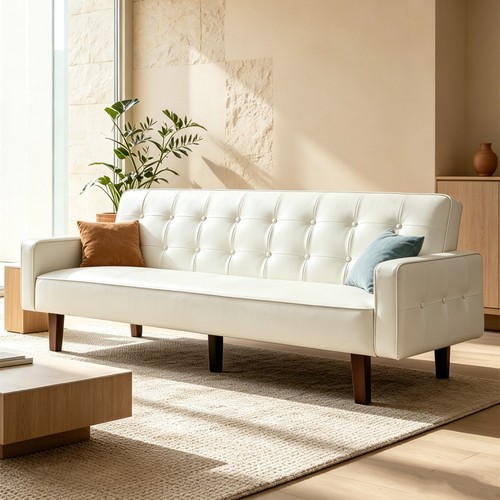 Modern tufted leather - modern,