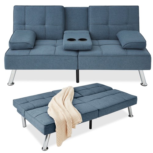 Linen look fabric - fabric, futon