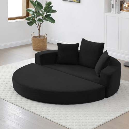 Corduroy futon sofa bed - futon,