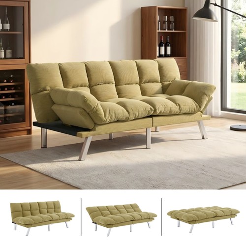 Modern corduroy futon - modern,
